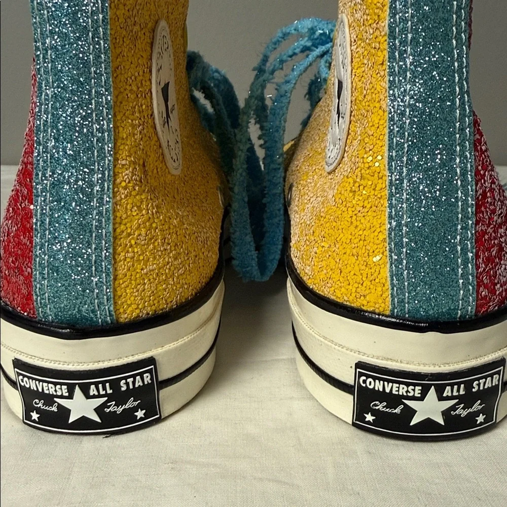Converse x JW Anderson Chuck 70 Glitter Hi Men's 6 Women's 8 Barbados - Picture 5 of 7